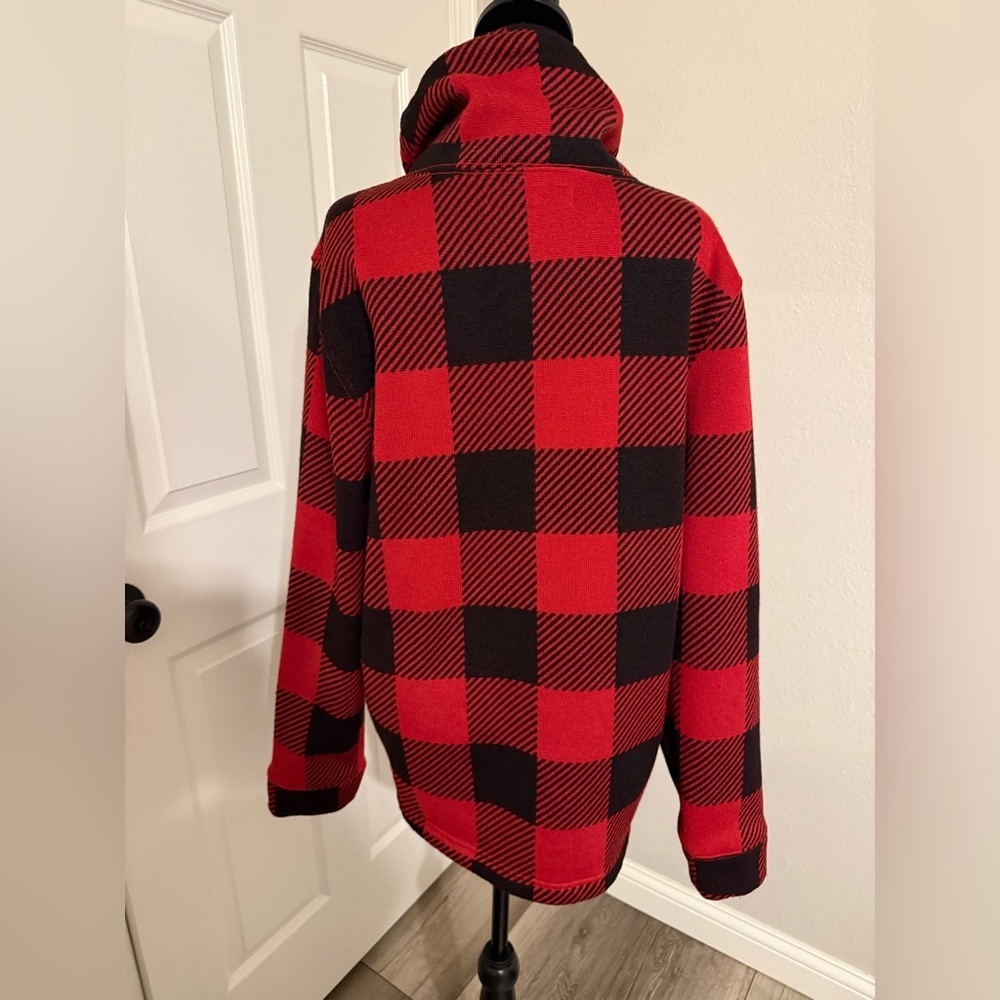 Levi's Trouss Buffalo Plaid Cardigan Sweater - Picture 5 of 7